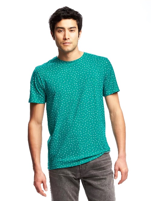 patterned tee