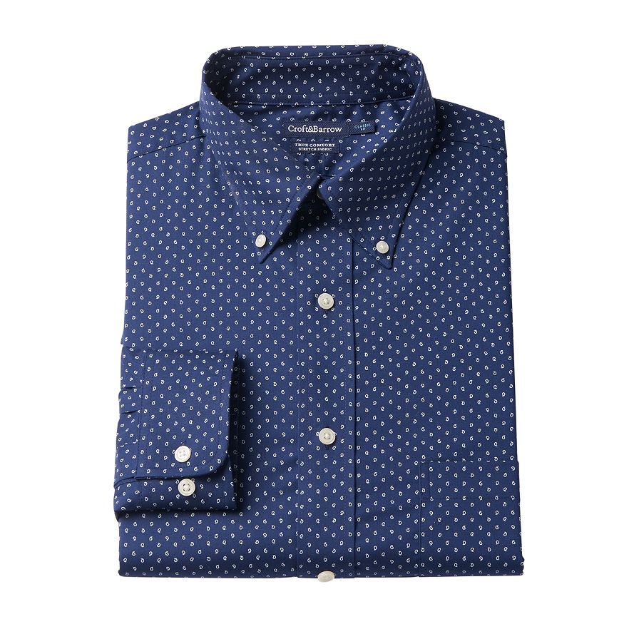 Croft & Barrow Easy-Care True Comfort Regular-Fit Dress Shirt