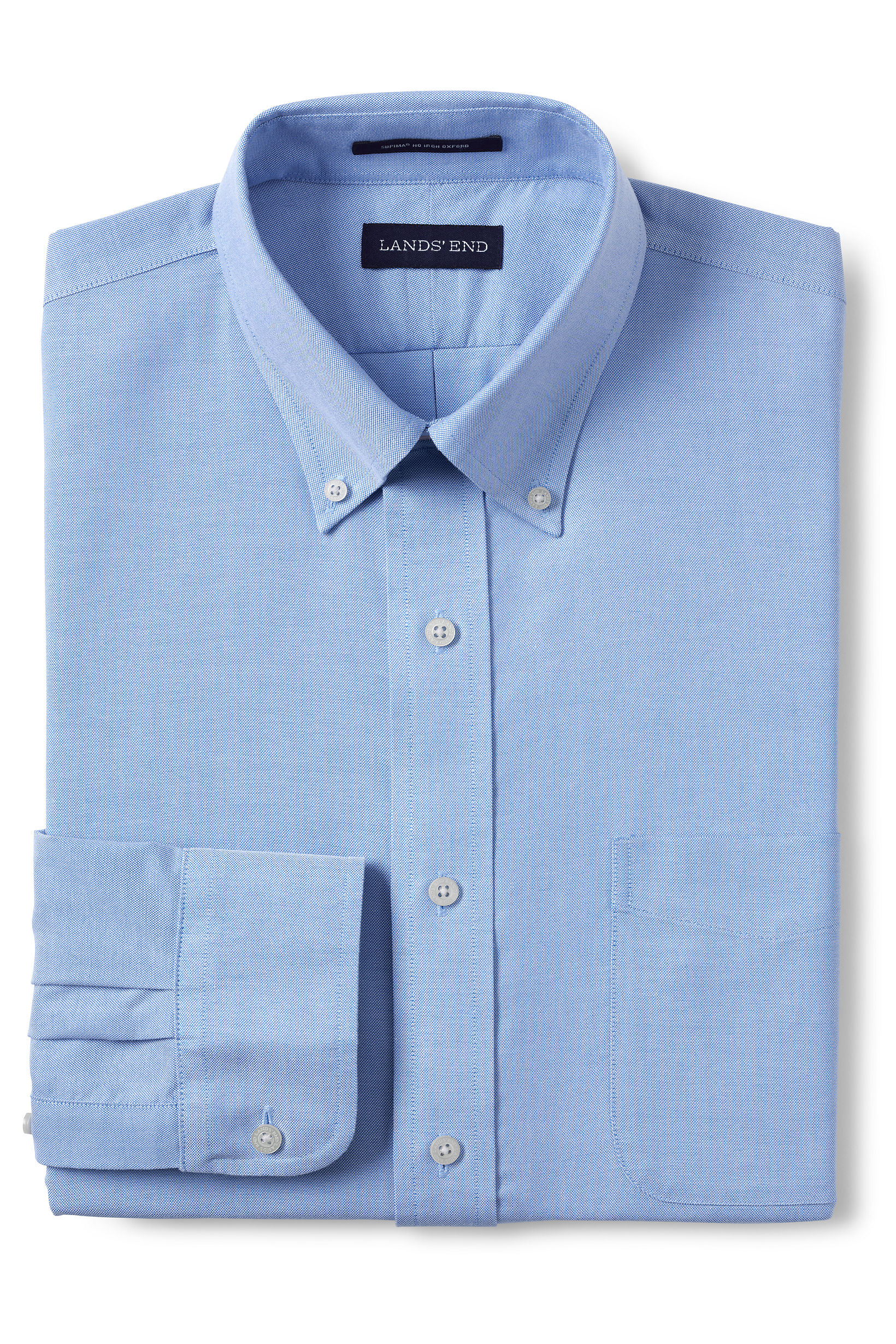 Men's Solid No-Iron Supima Oxford