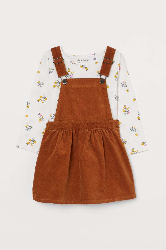 Bib Overall Dress and Top