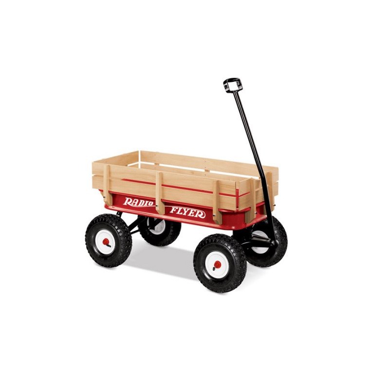 Red Flyer Steel Wood Wagon