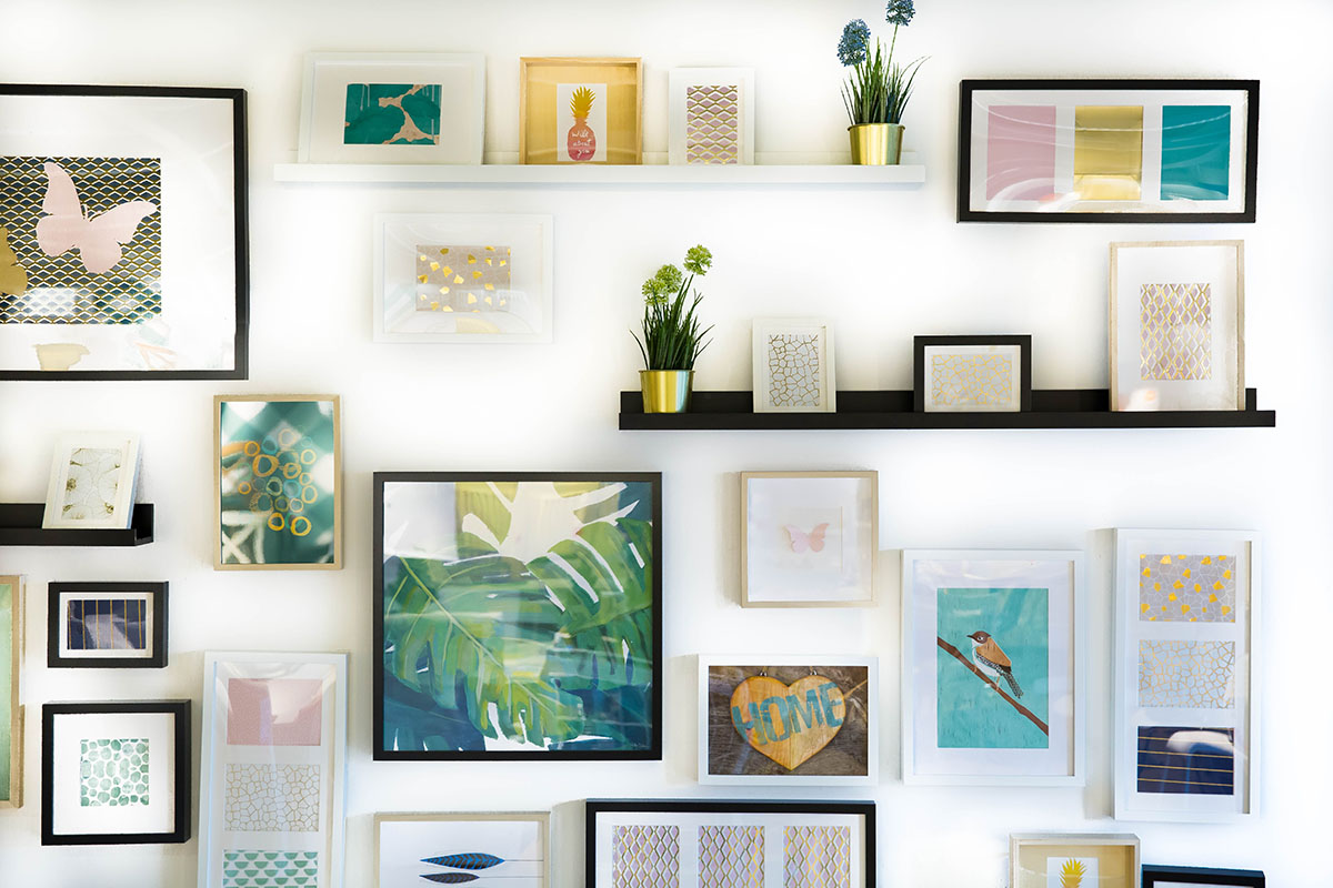 Decorated wall