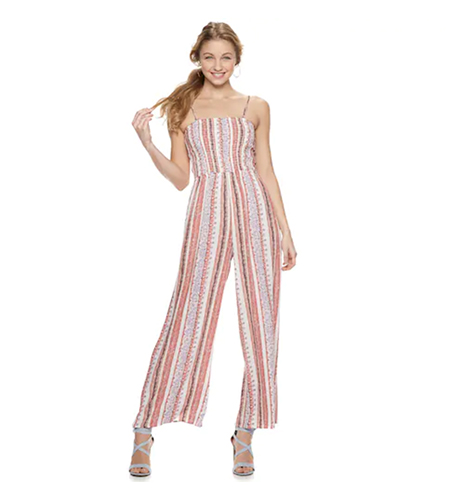 Kohl's Junior's Mudd Smoked Jumpsuit