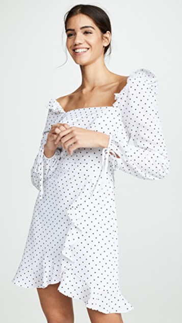 Ali & Jay In Bloom Polka Dot Mini Dress