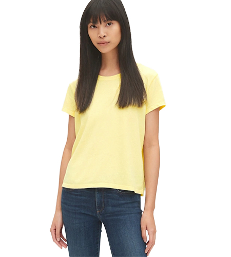 Gap Vintage Wash Boxy Crewneck T-Shirt