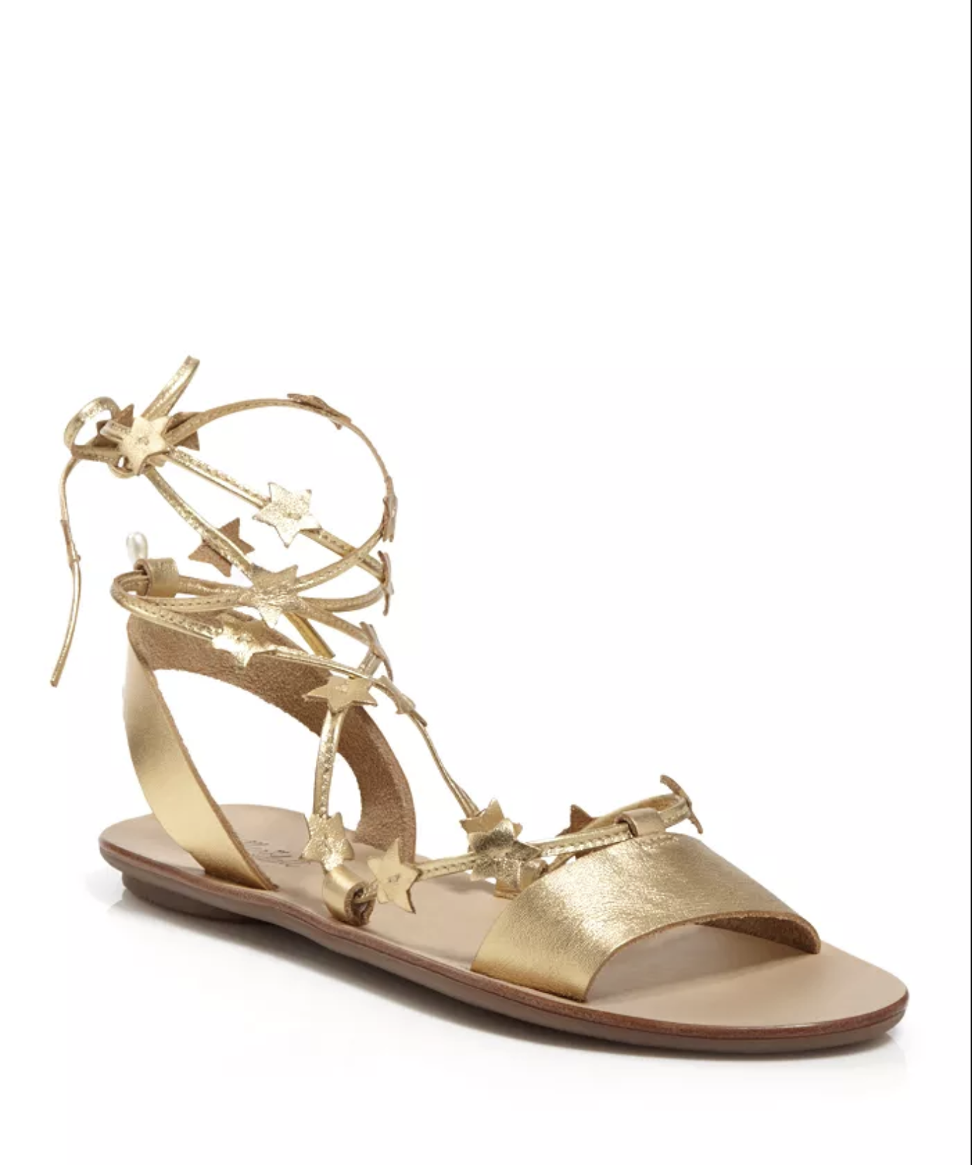Loeffler Randall Women's Starla Leather Ankle Tie Sandals