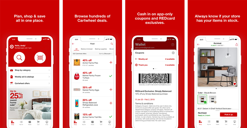 Target Cartwheel app