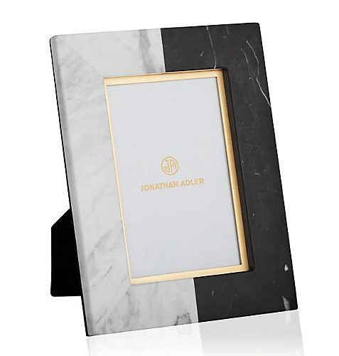 JONATHAN ADLER Canaan Marble 4" X 6" Picture Frame