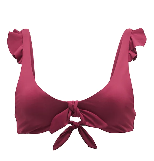 Eberjey | So Solid Eden Tie-Front Bikini Top