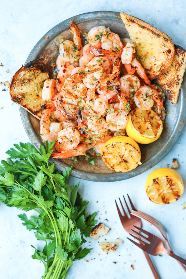 Damn Delicious Grilled Garlic Butter Shrimp