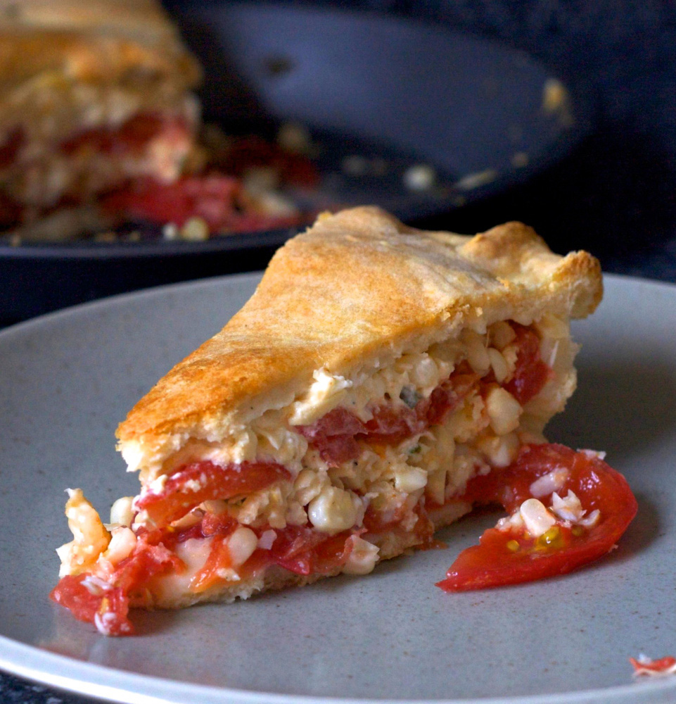 Tomato and Corn Pie