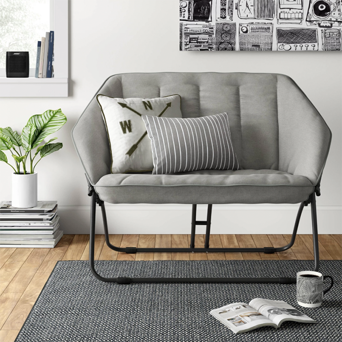 Double Hexagon Chair Gray