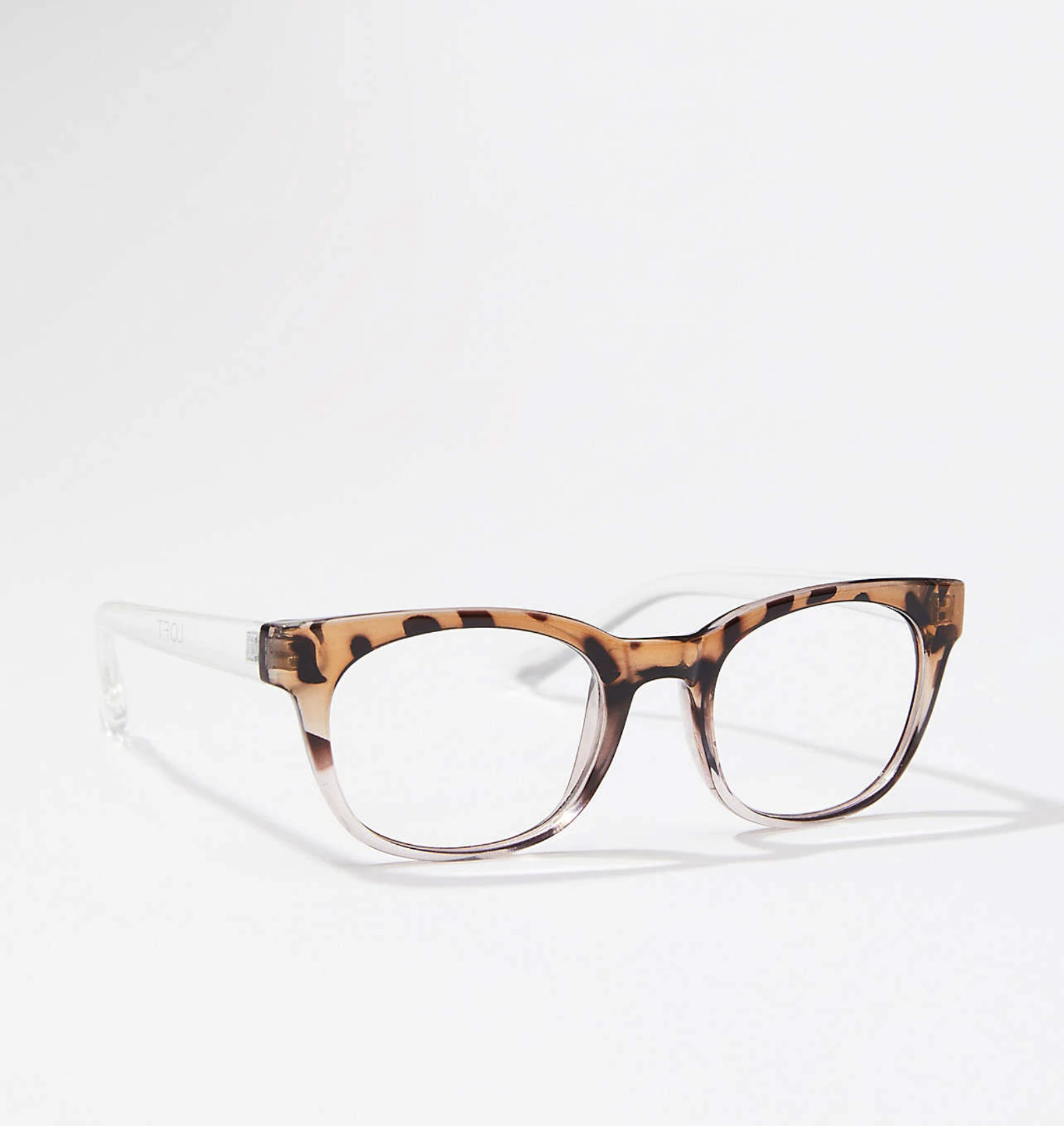 Ombre Tortoiseshell Square Reading Glasses