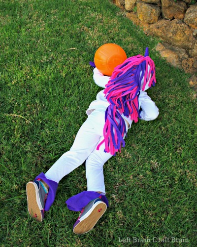 Left Brain Craft Brain diy unicorn kids halloween costume