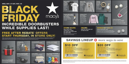 Macy's Black Friday 2019 ad
