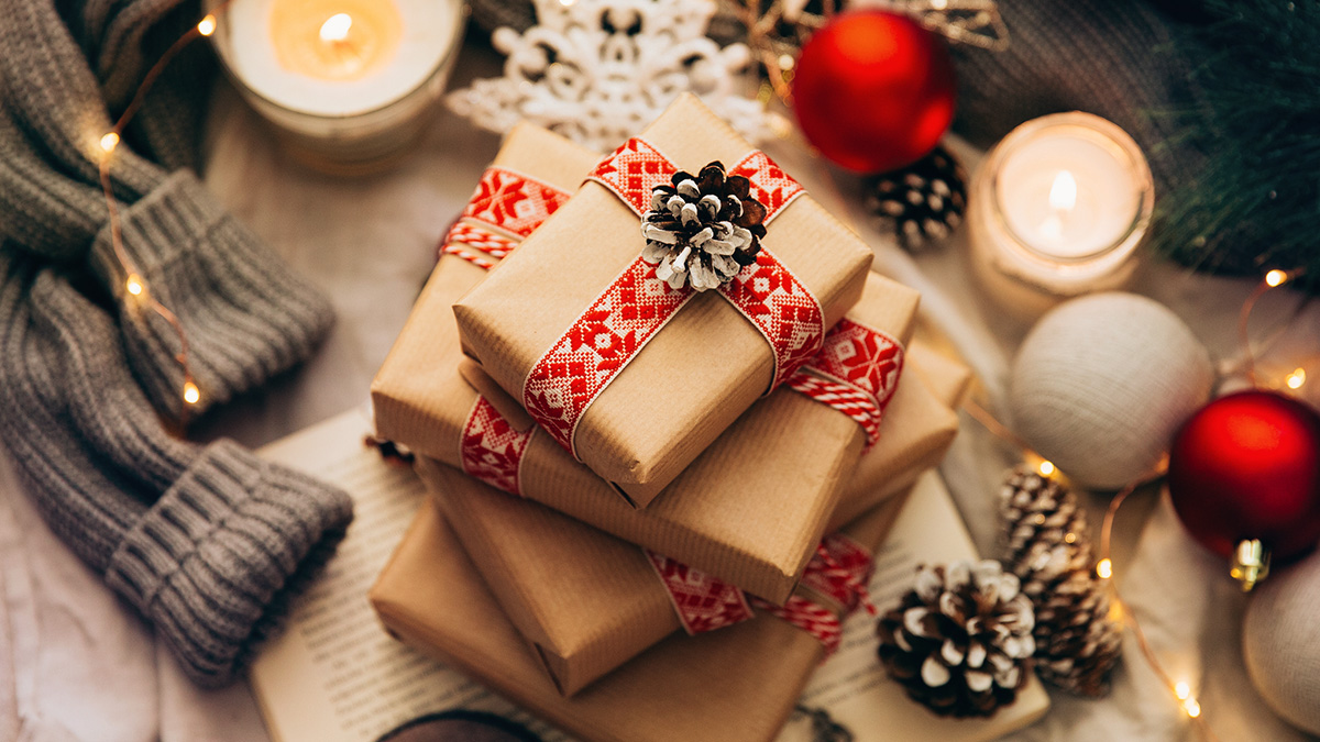 Wrapped presents