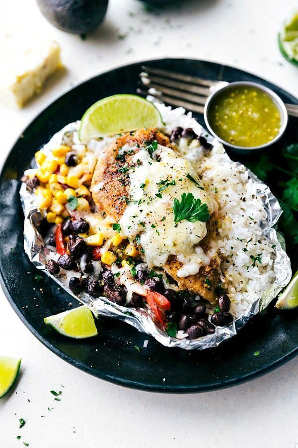 Chelsea's Messy Apron FOIL PACK: SALSA VERDE CHICKEN & RICE
