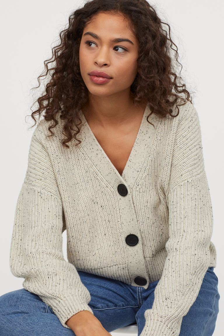 Ribbed Cardigan