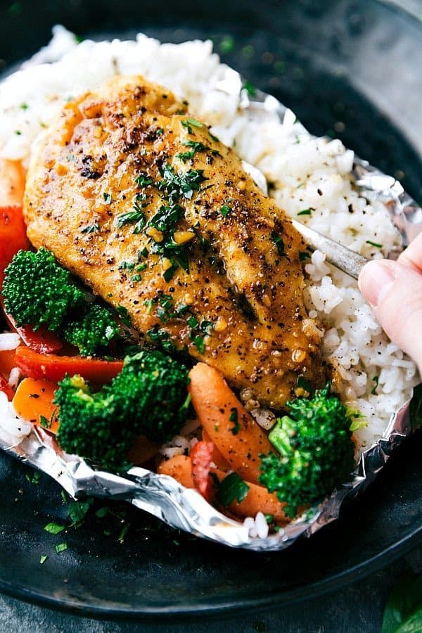 The Recipe Critic FOIL PACK HONEY GARLIC CHICKEN
