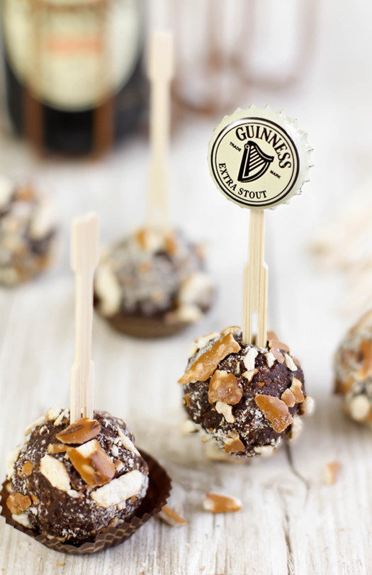 Guinness Pretzel Truffles