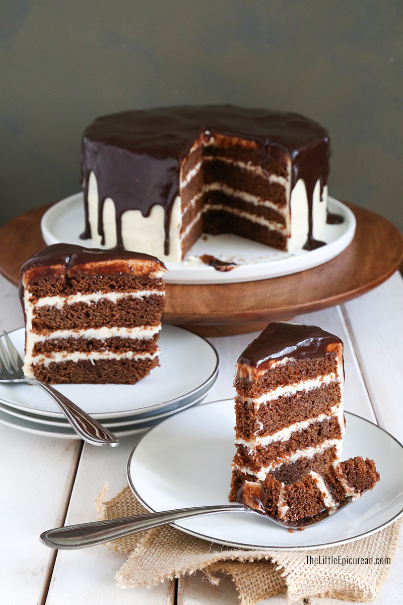 Irish Whiskey and Stout Chocolate Cake