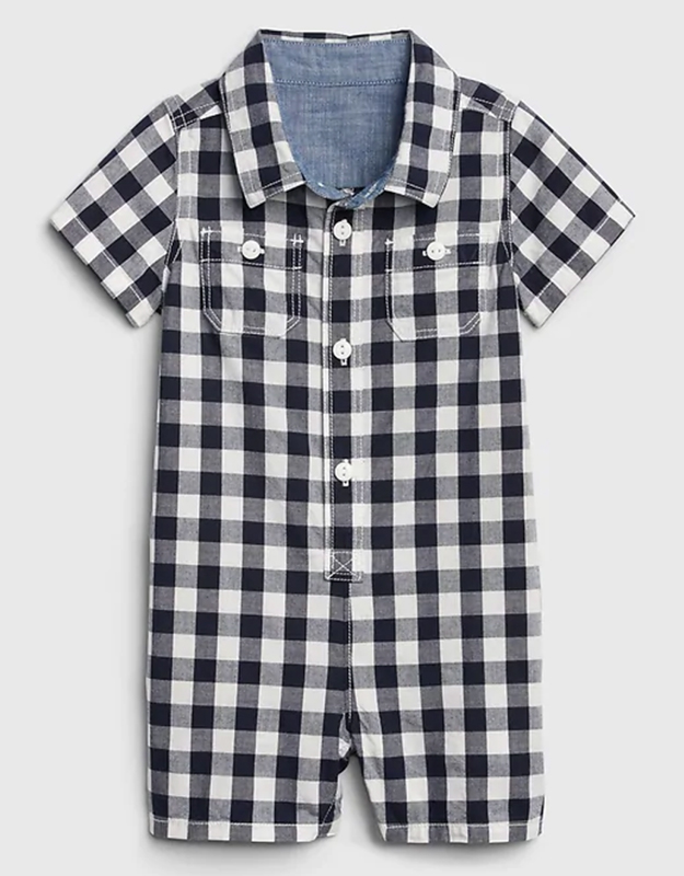 Baby Gingham Shorty One-Piece