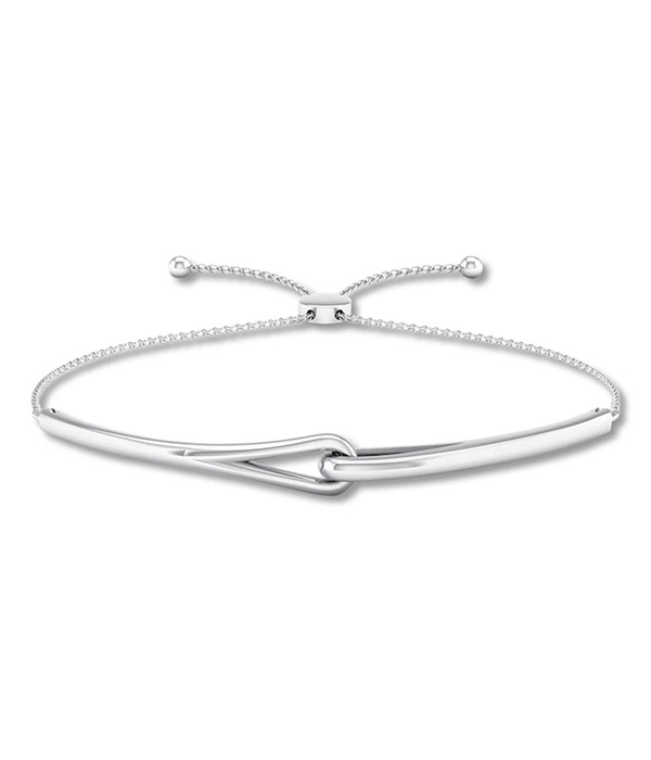 Love + Be Loved Bolo Bracelet Sterling Silver
