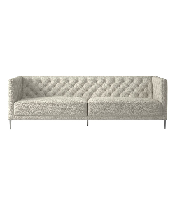 SAVILE TUFTED SOFA BLOCE CREAM