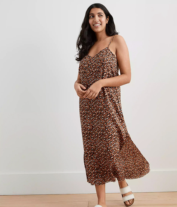 AERIE SATIN SLIP DRESS