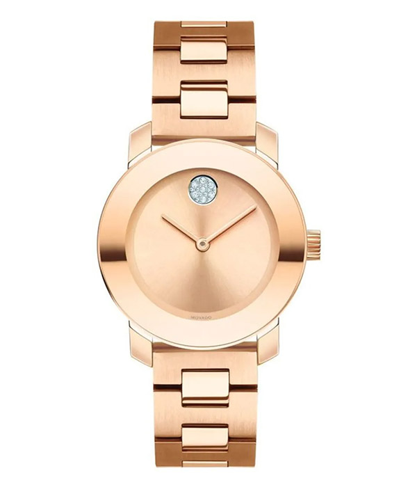 Movado Bold Rose Gold Tone Women's Watch