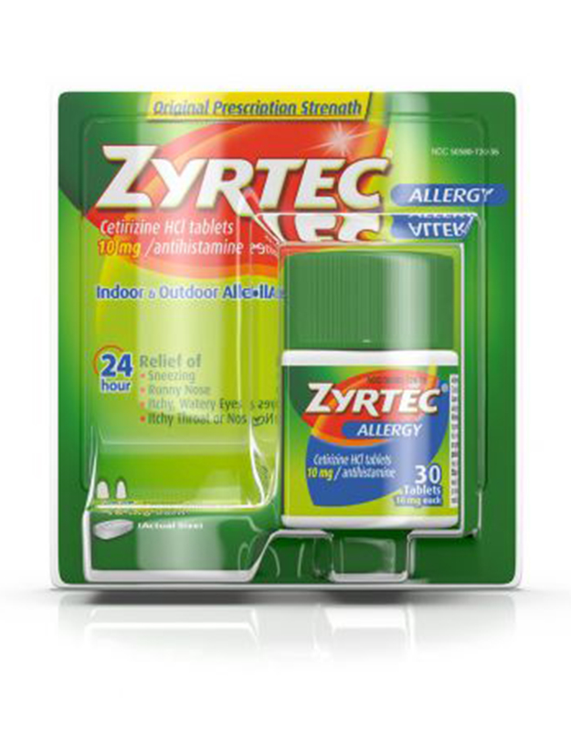 Zyrtec Allergy, Original Prescription Strength
