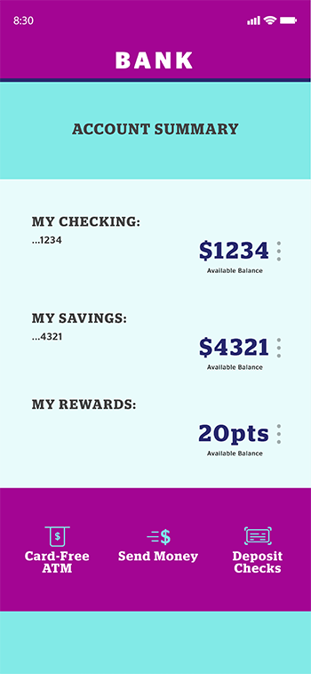 bank app account