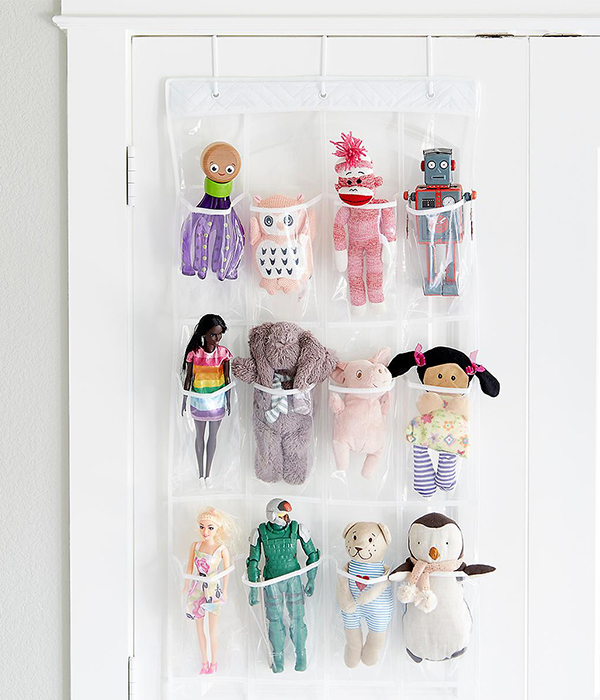 24-Pocket PEVA Over the Door Shoe Bag