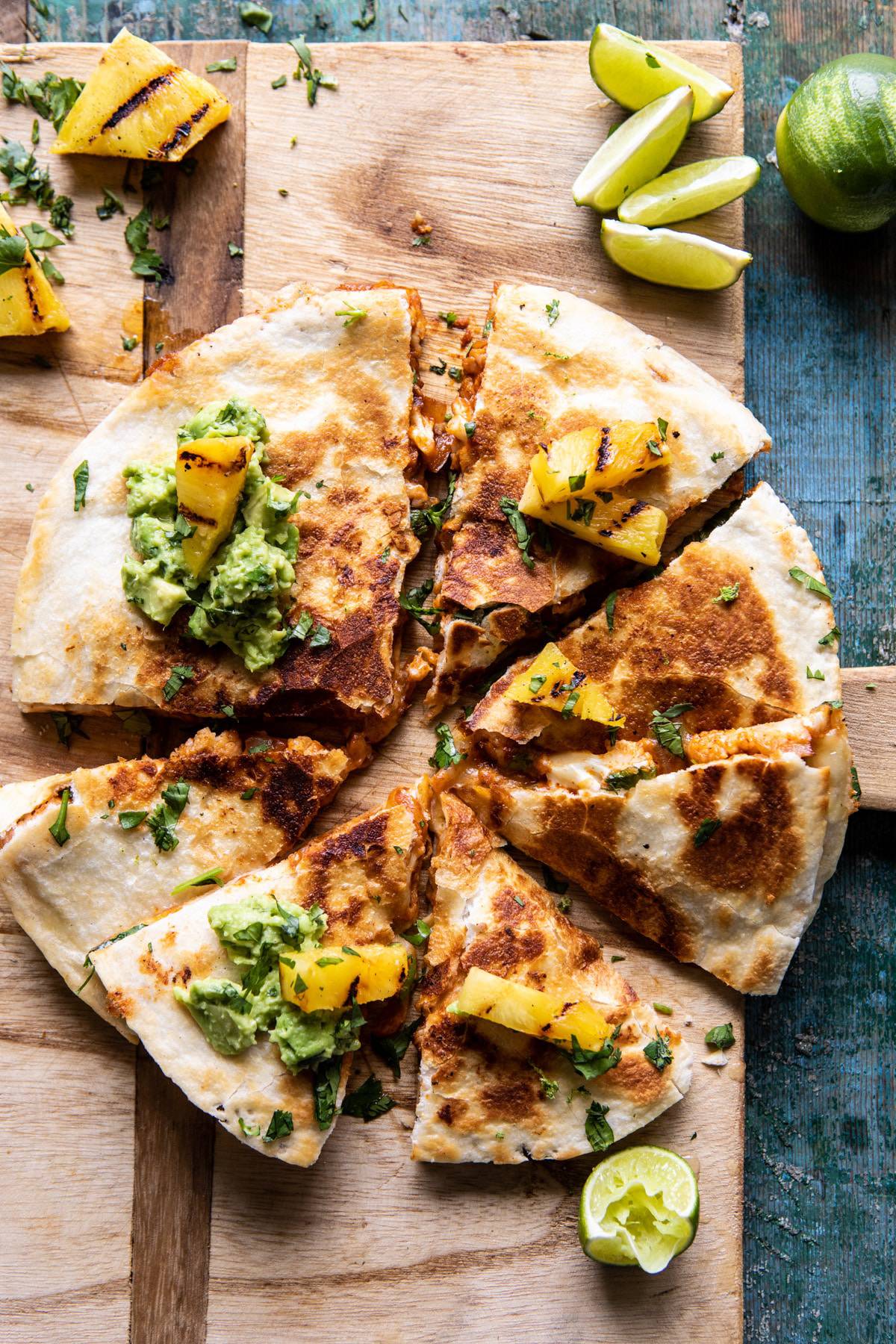 Cauliflower Al Pastor Quesadillas