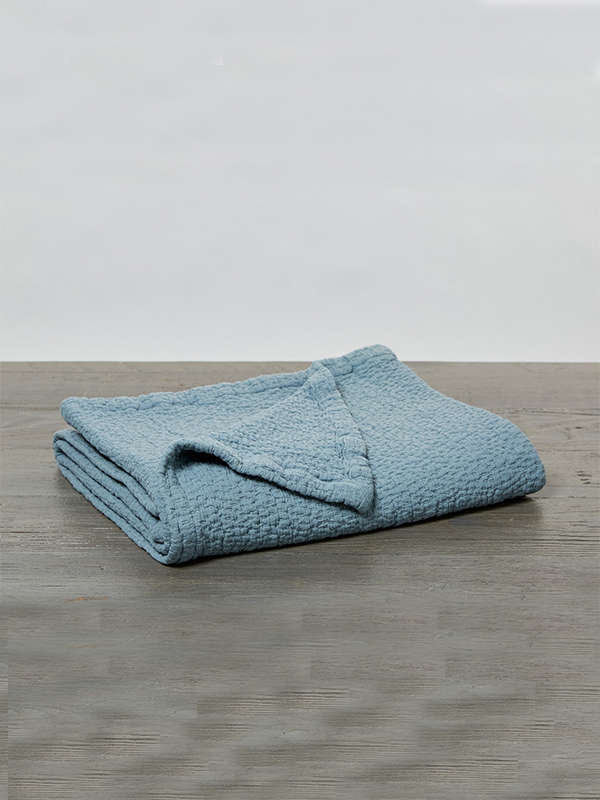 Cascade Organic Matelasse Baby Blanket