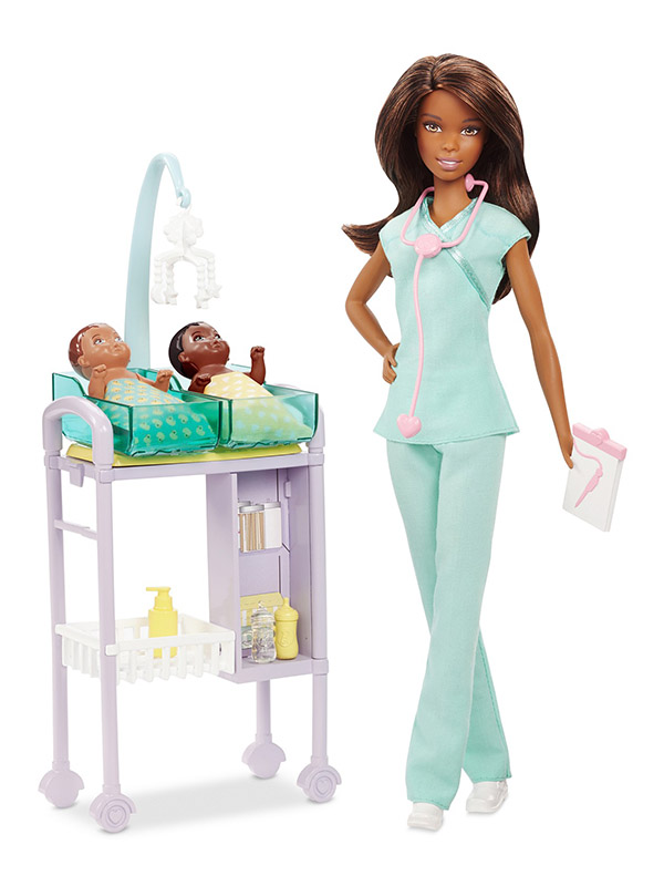 Barbie Baby Doctor Doll & Playset
