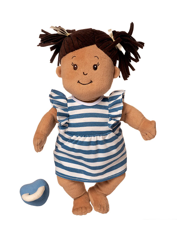 Manhattan Toy Baby Stella Doll with Brown Hair