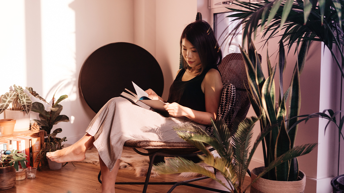 Woman reading