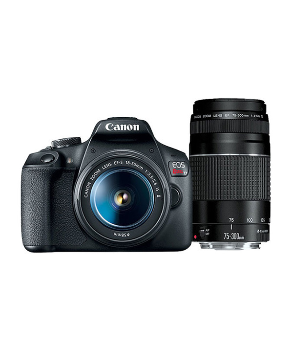 Refurbished EOS Rebel T7 EF-S 18-55 with EF 75-300mm 4-5.6 III