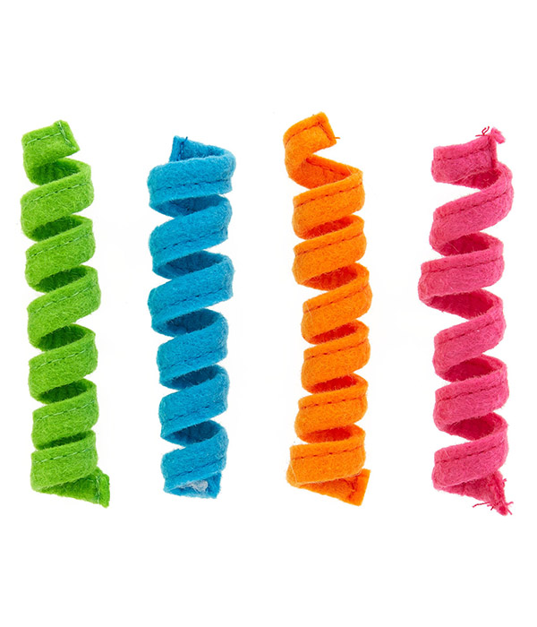 Whisker City Spring Cat Toys – 4 Pack