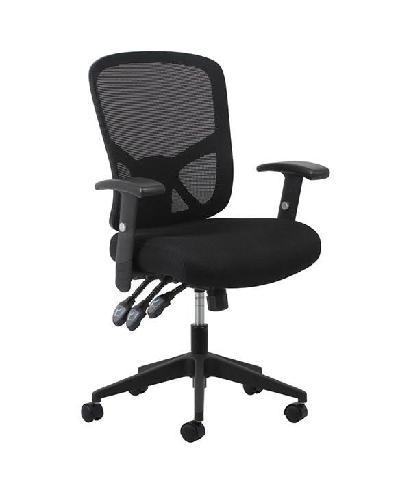 OFM Essentials 3-Paddle Ergonomic Mesh High-Back Chair