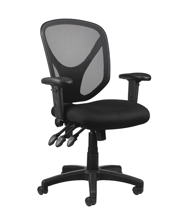 Realspace MFTC 200 Mesh Multifunction Ergonomic Mid-Back Task Chair