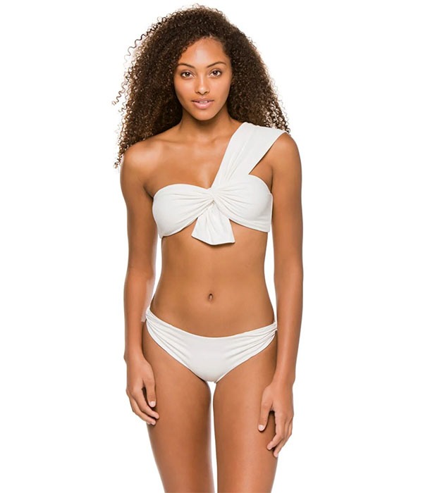 Venice Knot Tie Asymmetrical Bikini Top