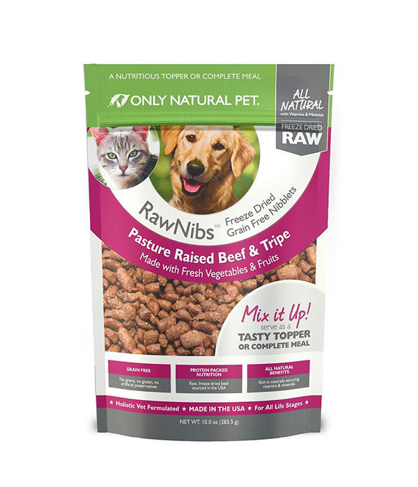 RawNibs Freeze Dried Dog Food – Beef & Tripe