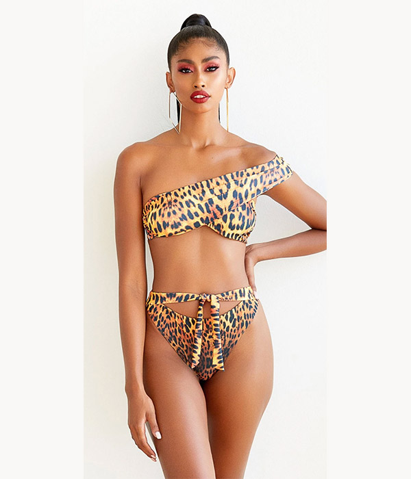 Keva J Sumptuous Asymmetrical Bikini Top