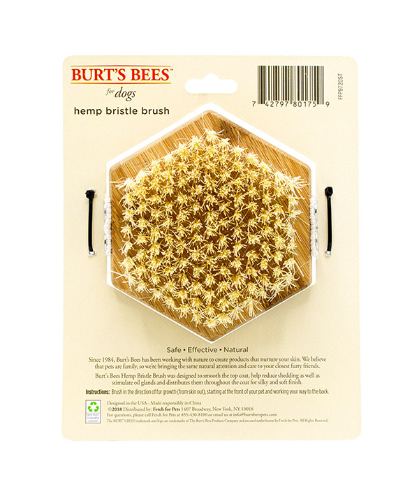Burt’s Bees Palm Help Bristle Dog Brush