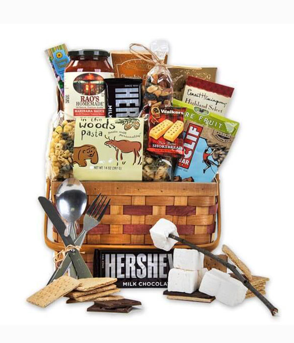 Let's Go Camping Basket