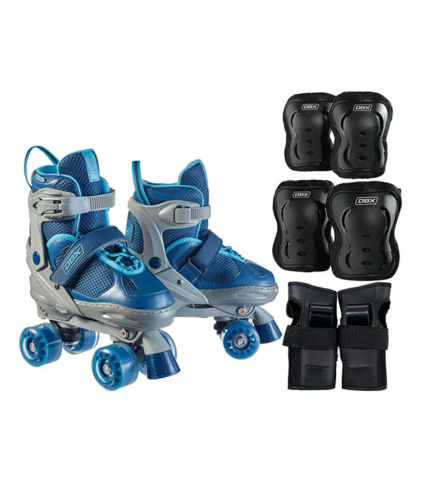 DBX Boys' Express Adjustable Roller Skate Package