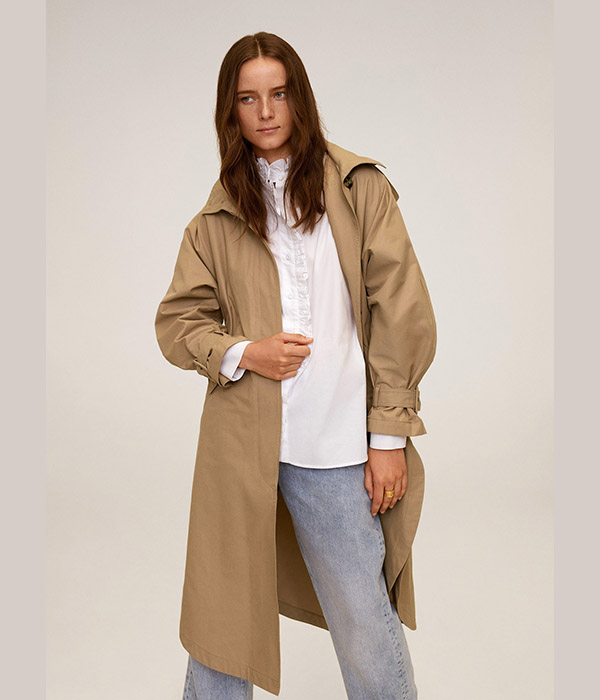 Oversized Cotton Trench