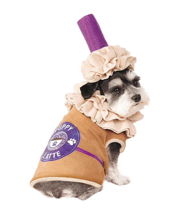 Latte dog costume
